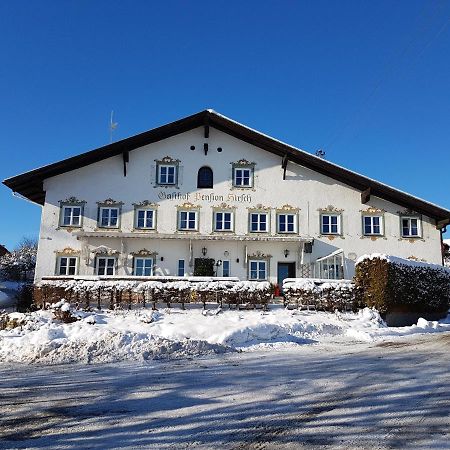 Pension Hirsch Lechbruck Bagian luar foto
