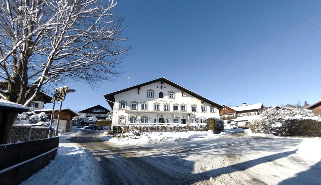Pension Hirsch Lechbruck Bagian luar foto