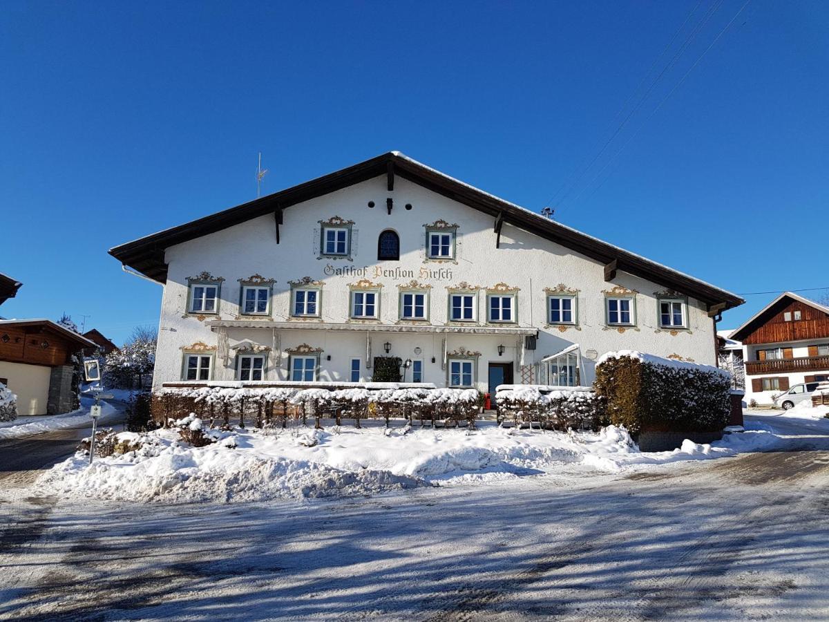 Pension Hirsch Lechbruck Bagian luar foto
