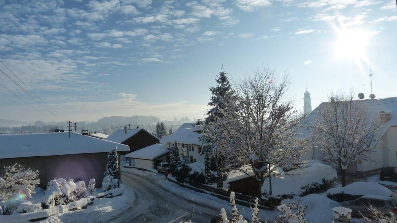 Pension Hirsch Lechbruck Bagian luar foto