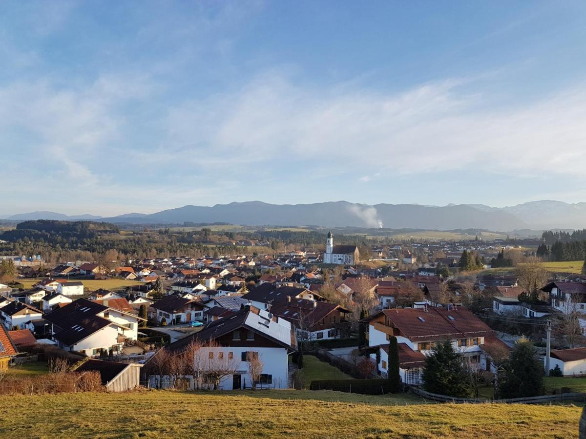 Pension Hirsch Lechbruck Bagian luar foto